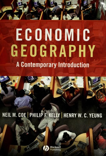 Cover for Economic geography