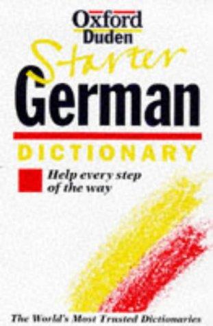 Cover for The Oxford starter German dictionary