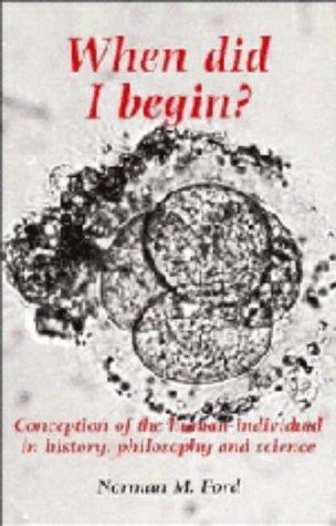 Cover for When did I begin?