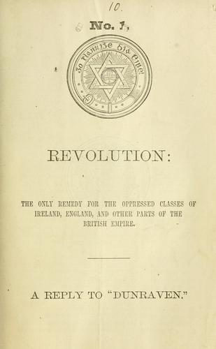 Cover for Revolution