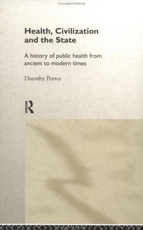 Cover for Health, civilization, and the state