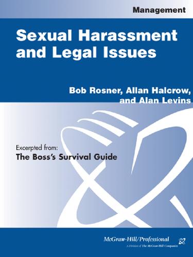Cover for Sexual Harrassment and Legal Issues