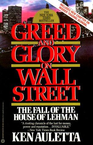 Cover for Greed and glory on Wall Street
