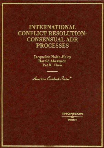 Cover for International Conflict Resolution