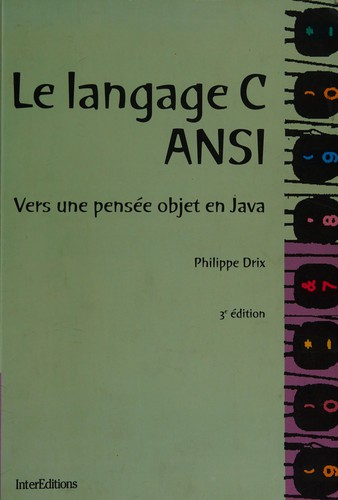 Cover for Le Langage C ANSI