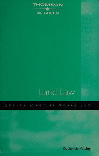 Cover for Land Law (Green's Concise Scots Law)