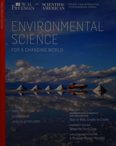 Cover for Environmental science for a changing world