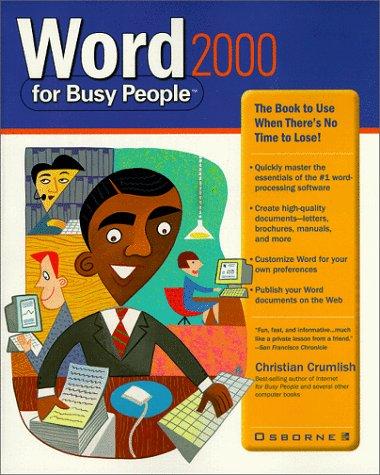 Cover for Word 2000 for busy people