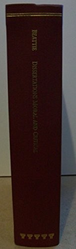 Cover for Dissertations Moral and Critical (Works by James Beattie)