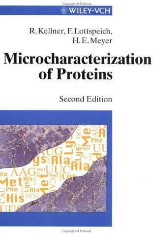 Cover for Microcharacterization of proteins