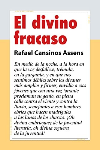 Cover for El divino fracaso