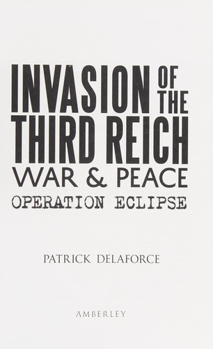 Cover for Invasion of the Third Reich war & peace