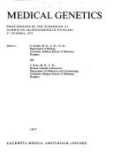 Cover for Medical Genetics (International congress series)