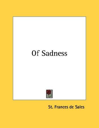 Cover for Of Sadness