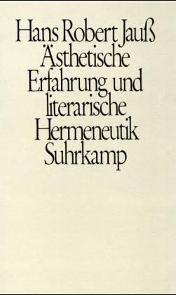 Cover for Ästhetische Erfahrung und literarische Hermeneutik