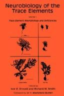 Cover for Neurobiology of the trace elements