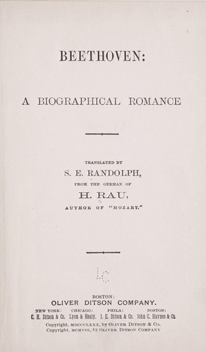 Cover for Beethoven