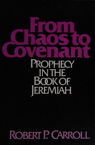 Cover for From chaos to covenant