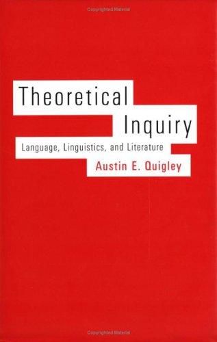 Cover for Theoretical Inquiry