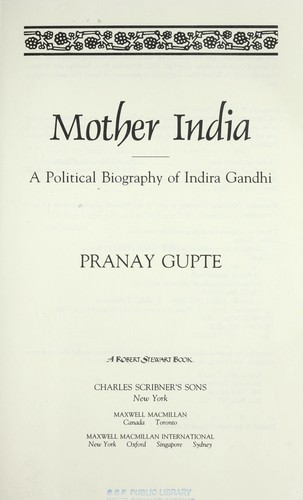 Cover for Mother India