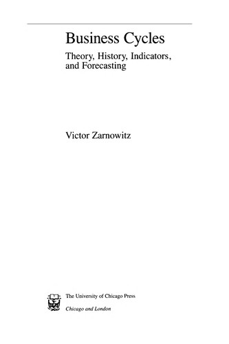 Cover for Business Cycles