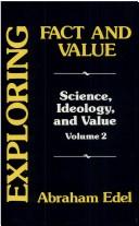 Cover for Exploring fact and value