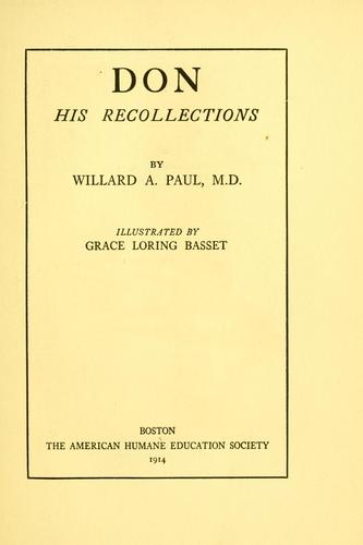 Cover for Don