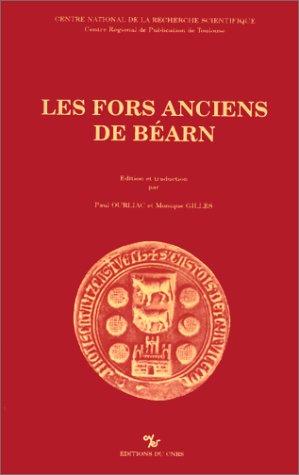 Cover for Les Fors anciens de Bearn (Collection Sud)