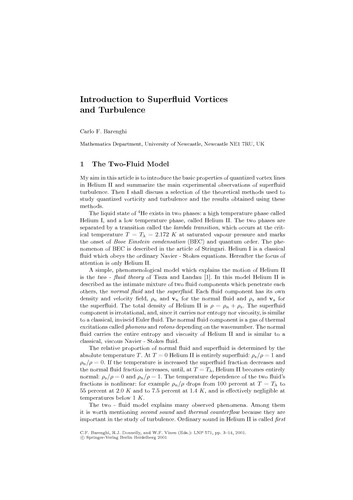 Cover for Quantized vortex dynamics and superfluid turbulence