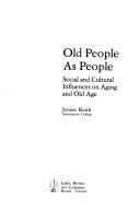 Cover for Old people as people