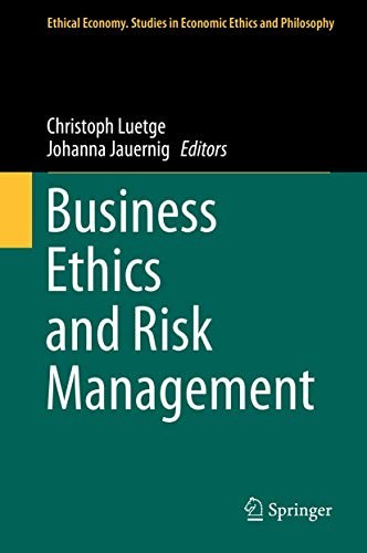Cover for Business Ethics and Risk Management