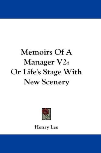 Cover for Memoirs Of A Manager V2