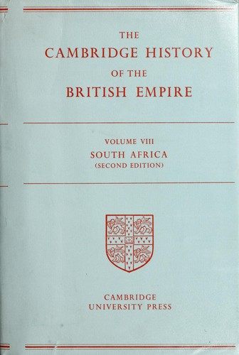 Cover for The Cambridge history of the British Empire.