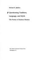 Cover for Questioning tradition, language, and myth