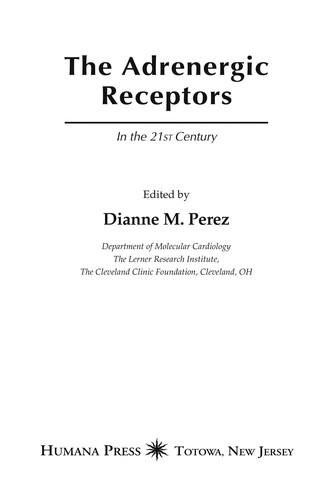 Cover for The adrenergic receptors