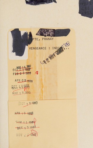 Cover for Vengeance