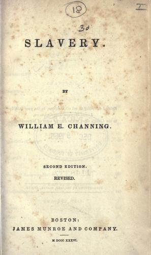 Cover for Slavery.