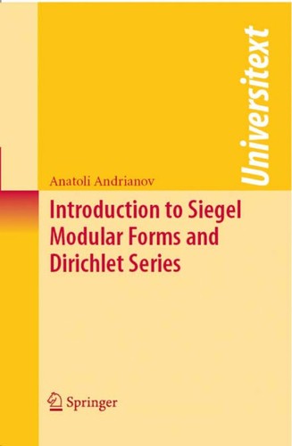 Cover for Introduction to Siegel modular forms and Dirichlet series