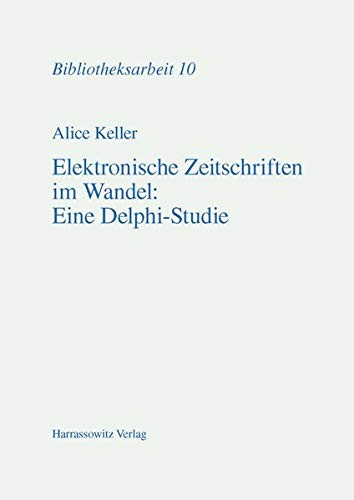 Cover for Elektronische Zeitschriften Im Wandel