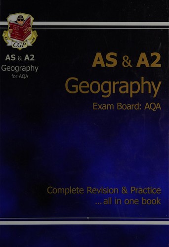 Cover for AS & A2 geography AQA exam board: AQA