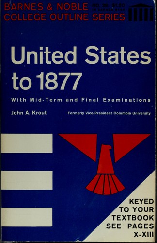 Cover for United States to 1877