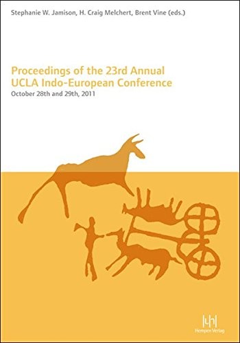 Cover for Proceedings of the 23rd Annual UCLA Indo European Conference