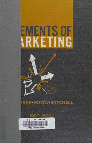 Cover for Elements of marketing