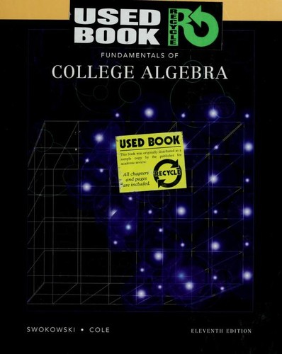 Cover for Fundamentals of college algebra