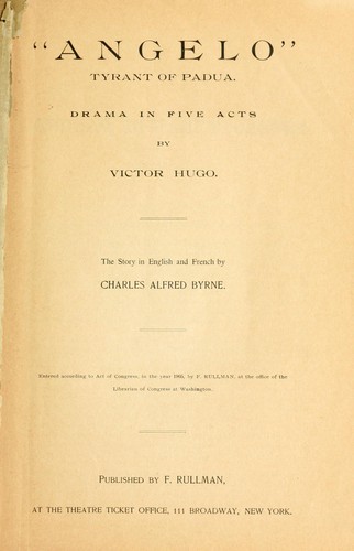 Cover for Angelo, tyrant of Padua