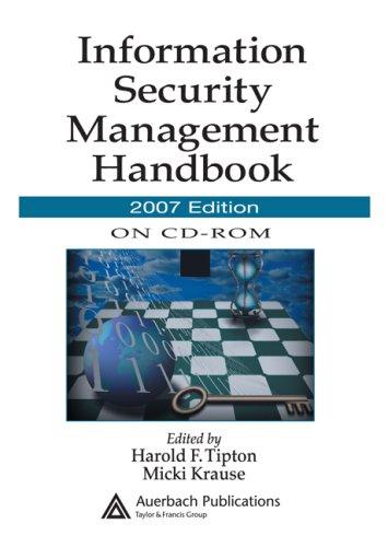 Cover for Information Security Management Handbook, 2007 Edition CD-ROM
