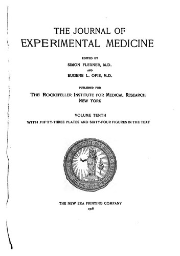 Cover for The Journal of Experimental Medicine