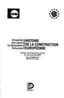 Cover for Histoire de la construction européenne