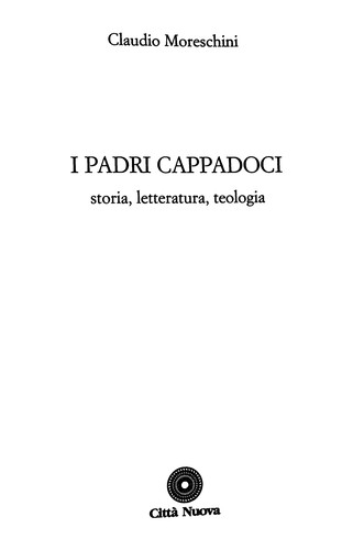 Cover for I Padri cappadoci