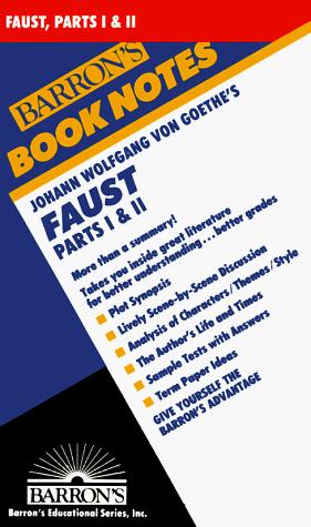 Cover for Johann Wolfgang von Goethe's Faust, parts I and II